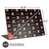 NHL Anaheim Ducks Pattern Universal Laptop 16.6in (13.4 x 9.7in) Skin